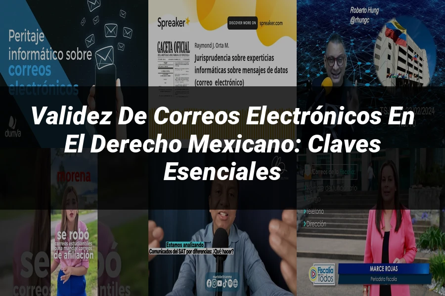 "Validez de Correos Electrónicos en el Derecho Mexicano: Claves Esenciales"