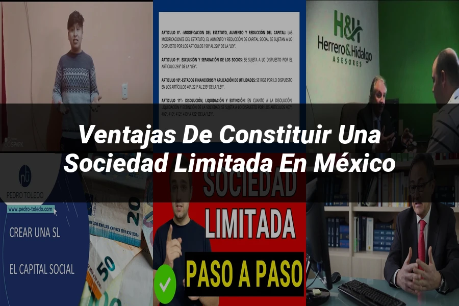 "Ventajas de Constituir una Sociedad Limitada en México"