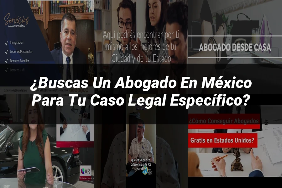 "¿Buscas un abogado en México para tu caso legal específico?"