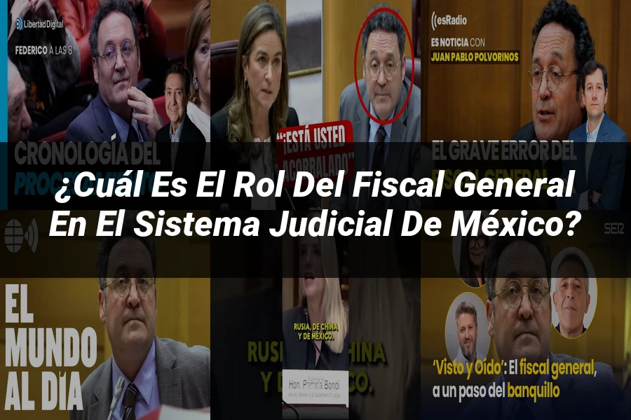 "¿Cuál es el Rol del Fiscal General en el Sistema Judicial de México?"
