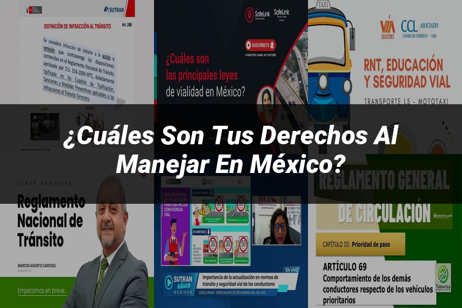 "¿Cuáles Son Tus Derechos al Manejar en México?"
