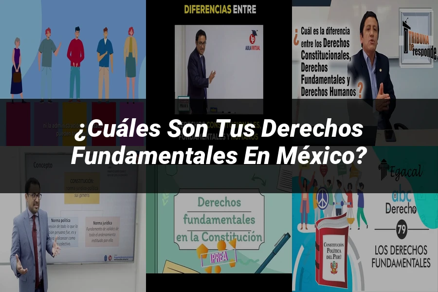 "¿Cuáles son tus Derechos Fundamentales en México?"