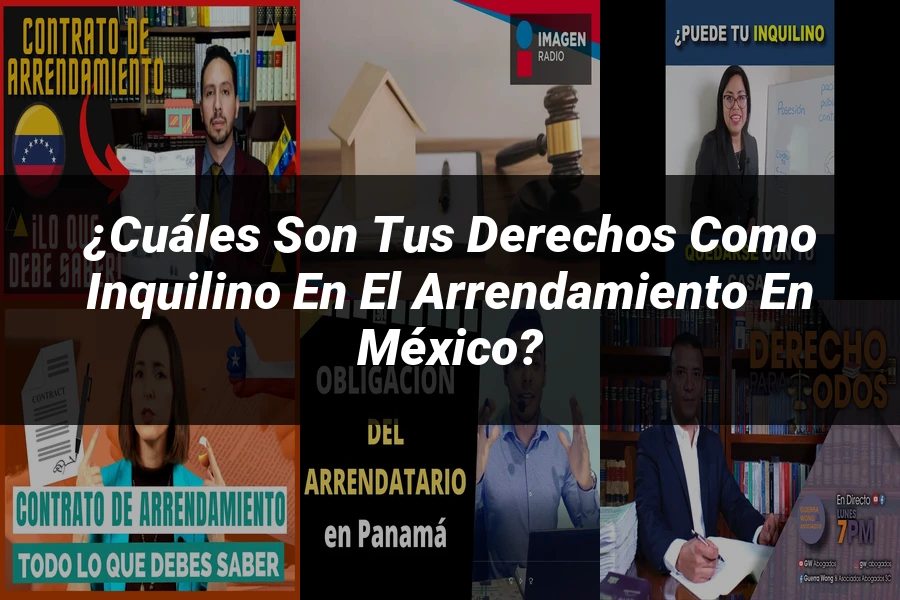 "¿Cuáles son tus Derechos como Inquilino en el Arrendamiento en México?"