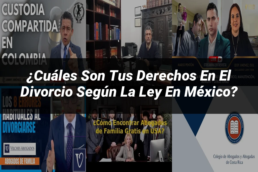 "¿Cuáles son tus Derechos en el Divorcio según la Ley en México?"