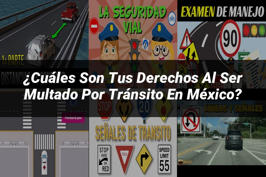 "¿Cuáles son tus derechos al ser multado por tránsito en México?"