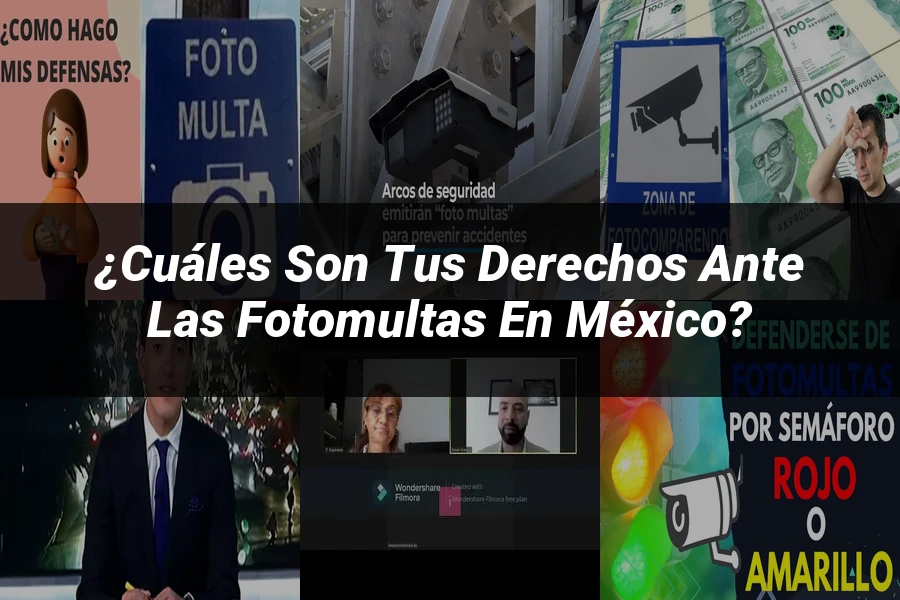 "¿Cuáles son tus derechos ante las fotomultas en México?"