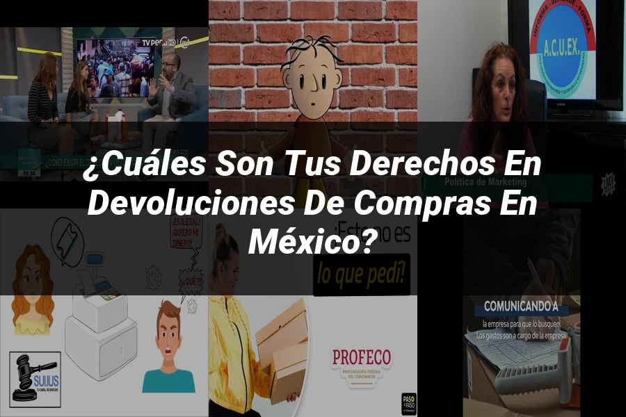 "¿Cuáles son tus derechos en devoluciones de compras en México?"