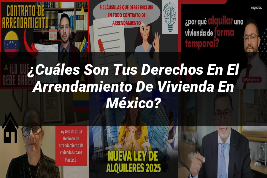 "¿Cuáles son tus derechos en el arrendamiento de vivienda en México?"