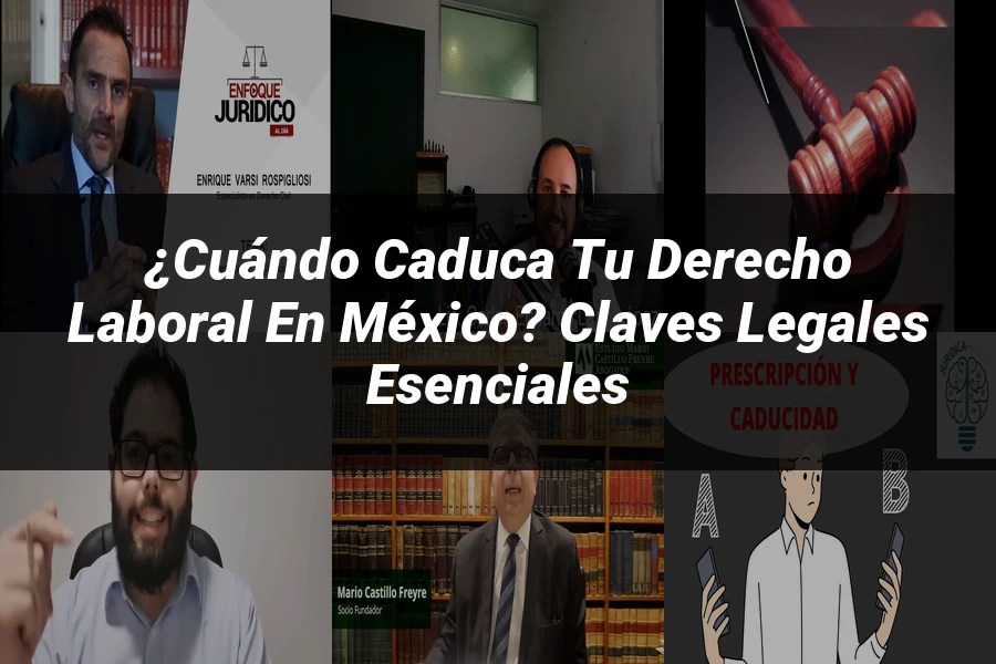 "¿Cuándo Caduca tu Derecho Laboral en México? Claves Legales Esenciales"