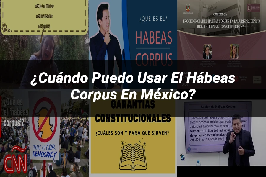 "¿Cuándo Puedo Usar el Hábeas Corpus en México?"