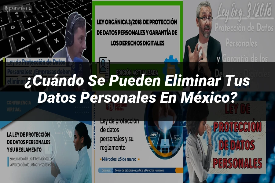 "¿Cuándo se Pueden Eliminar tus Datos Personales en México?"