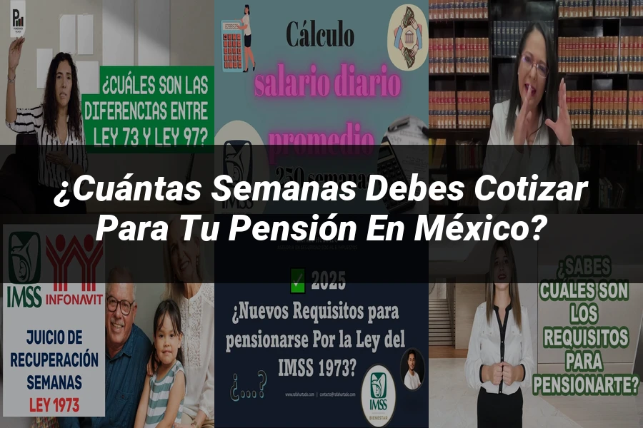 "¿Cuántas Semanas Debes Cotizar para tu Pensión en México?"