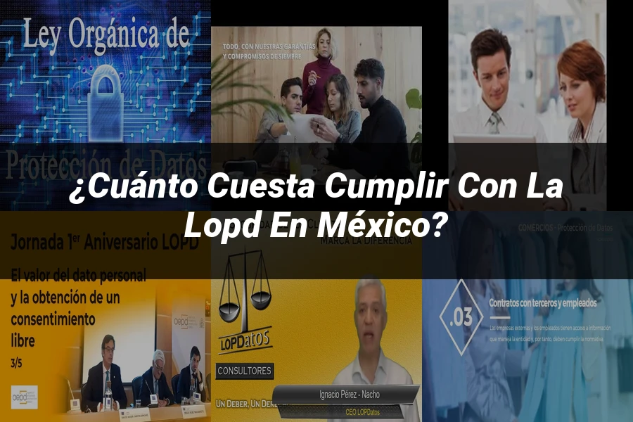"¿Cuánto Cuesta Cumplir con la LOPD en México?"