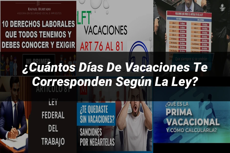 "¿Cuántos Días de Vacaciones Te Corresponden Según la Ley?"