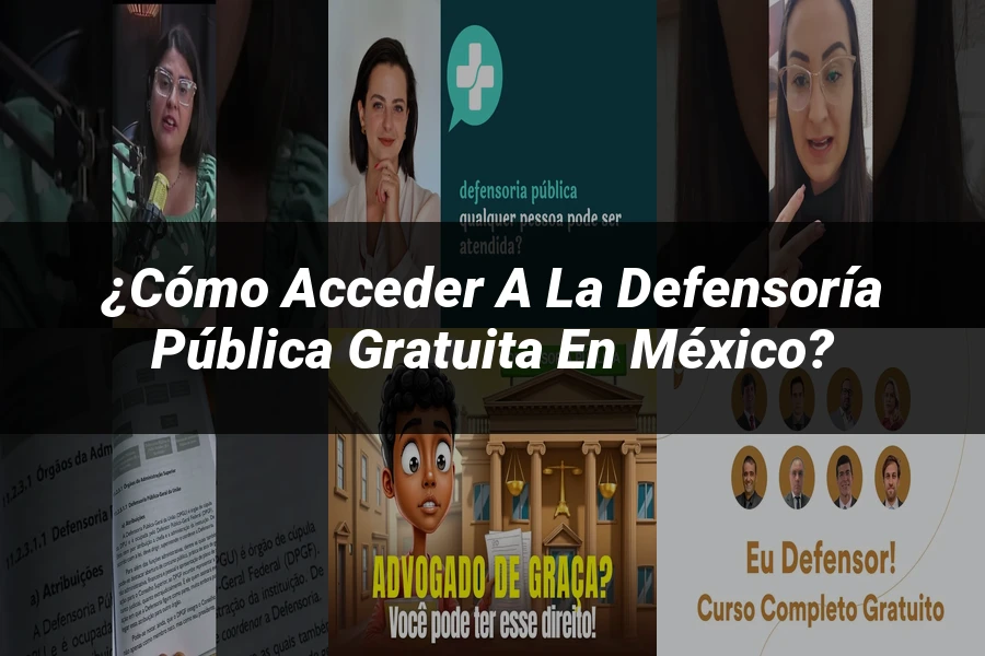 "¿Cómo Acceder a la Defensoría Pública Gratuita en México?"