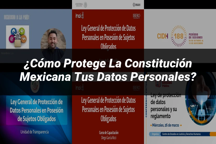 "¿Cómo Protege la Constitución Mexicana tus Datos Personales?"
