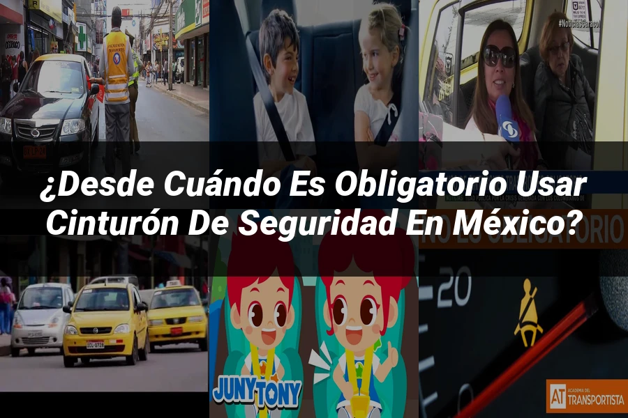 "¿Desde Cuándo Es Obligatorio Usar Cinturón de Seguridad en México?"