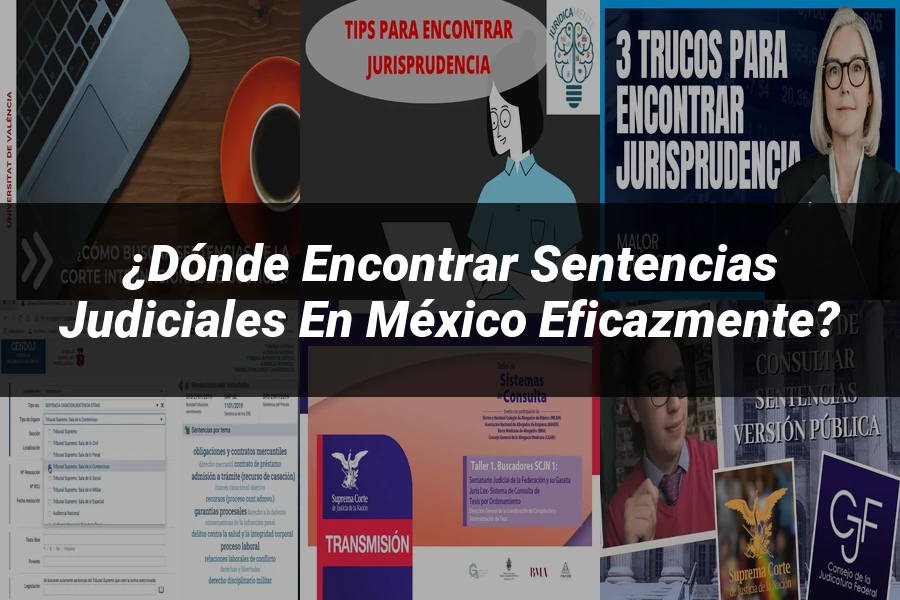 "¿Dónde Encontrar Sentencias Judiciales en México Eficazmente?"