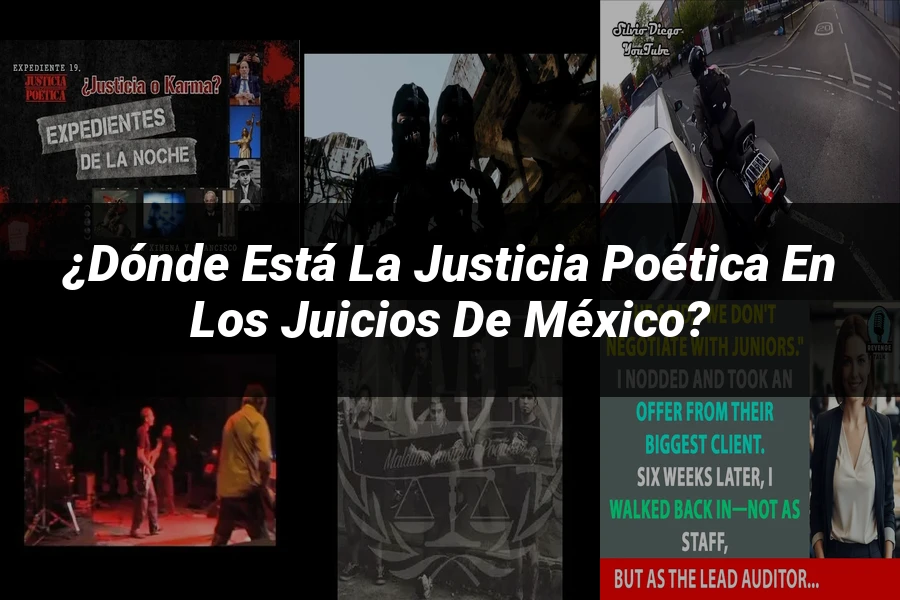 "¿Dónde está la justicia poética en los juicios de México?"