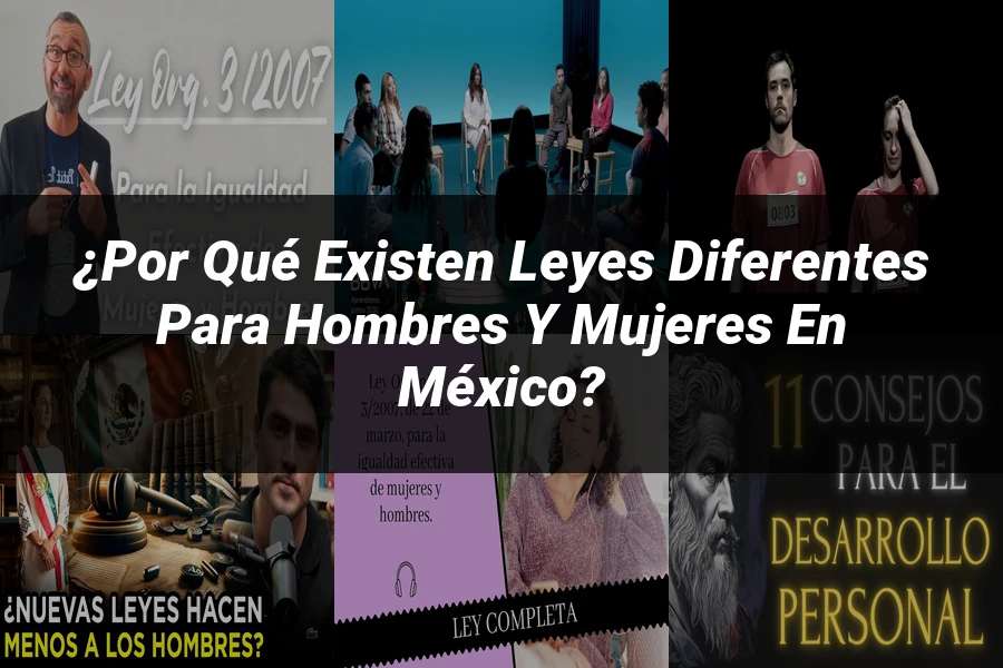 "¿Por Qué Existen Leyes Diferentes para Hombres y Mujeres en México?"