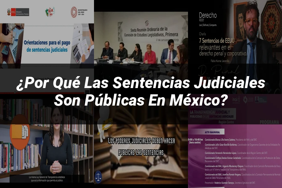 "¿Por Qué las Sentencias Judiciales son Públicas en México?"