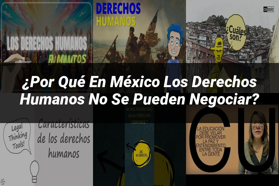 "¿Por qué en México los derechos humanos no se pueden negociar?"