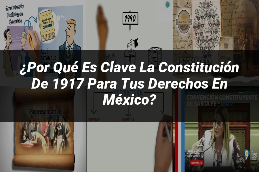 "¿Por qué es clave la Constitución de 1917 para tus derechos en México?"