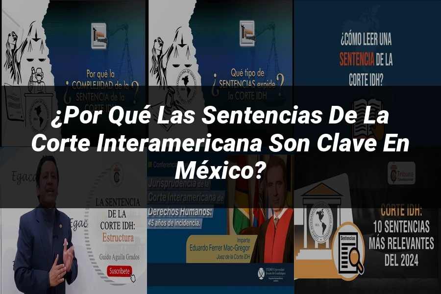 "¿Por qué las Sentencias de la Corte Interamericana Son Clave en México?"