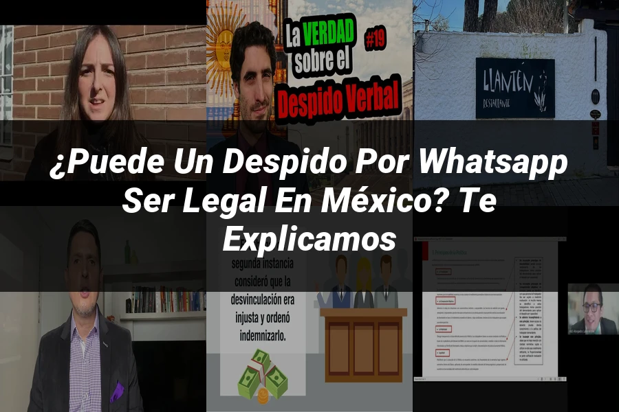 "¿Puede un Despido por WhatsApp ser Legal en México? Te Explicamos"