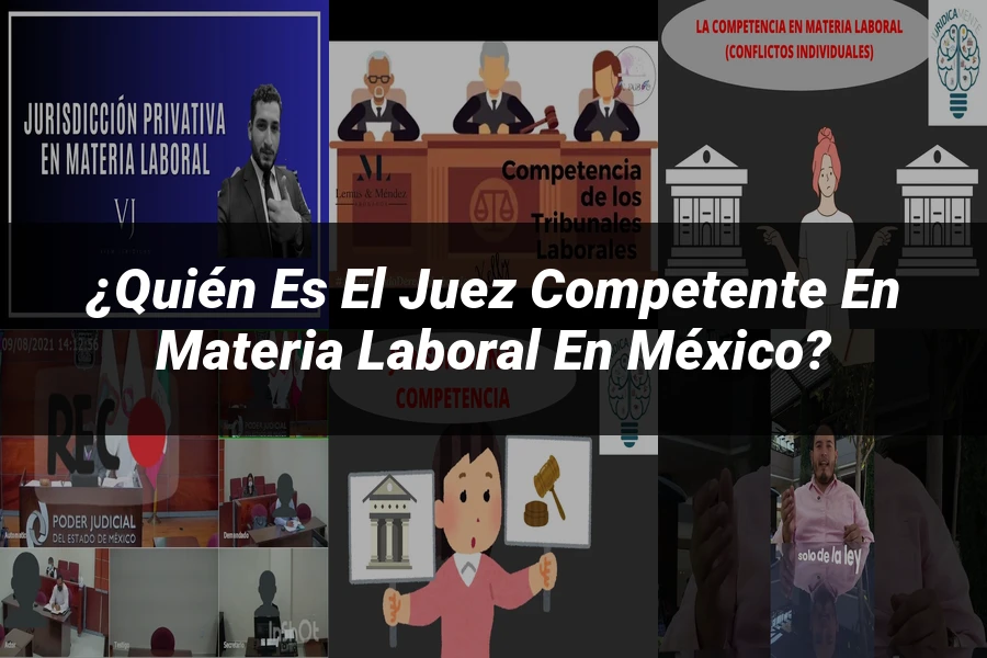 "¿Quién Es el Juez Competente en Materia Laboral en México?"