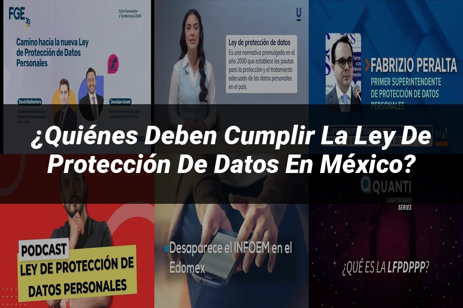 "¿Quiénes Deben Cumplir la Ley de Protección de Datos en México?"