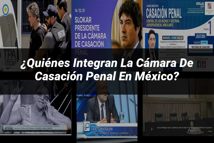 "¿Quiénes Integran la Cámara de Casación Penal en México?"