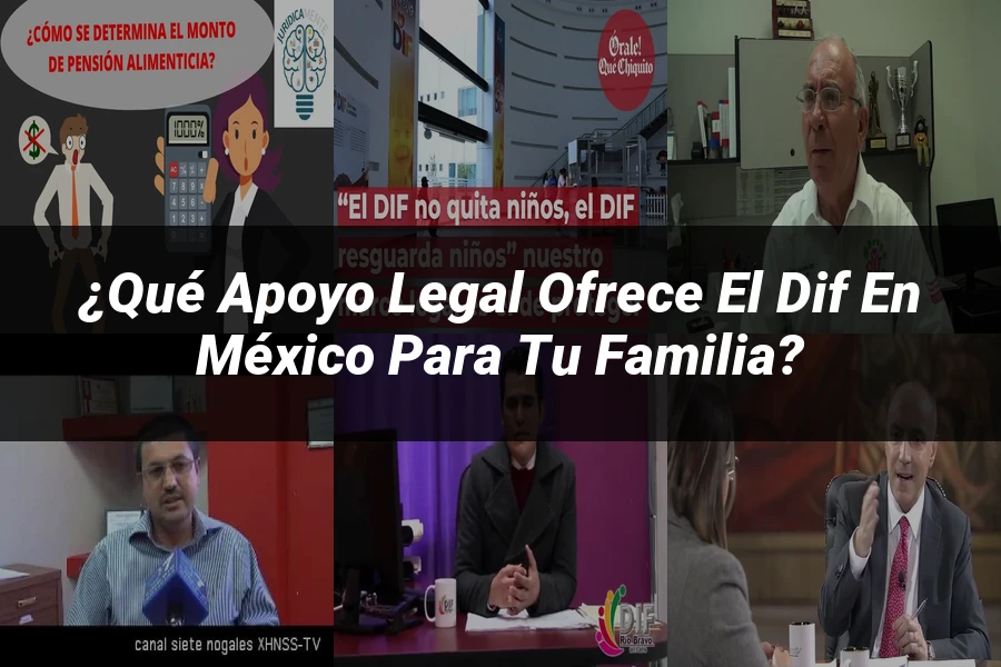"¿Qué Apoyo Legal Ofrece el DIF en México para Tu Familia?"