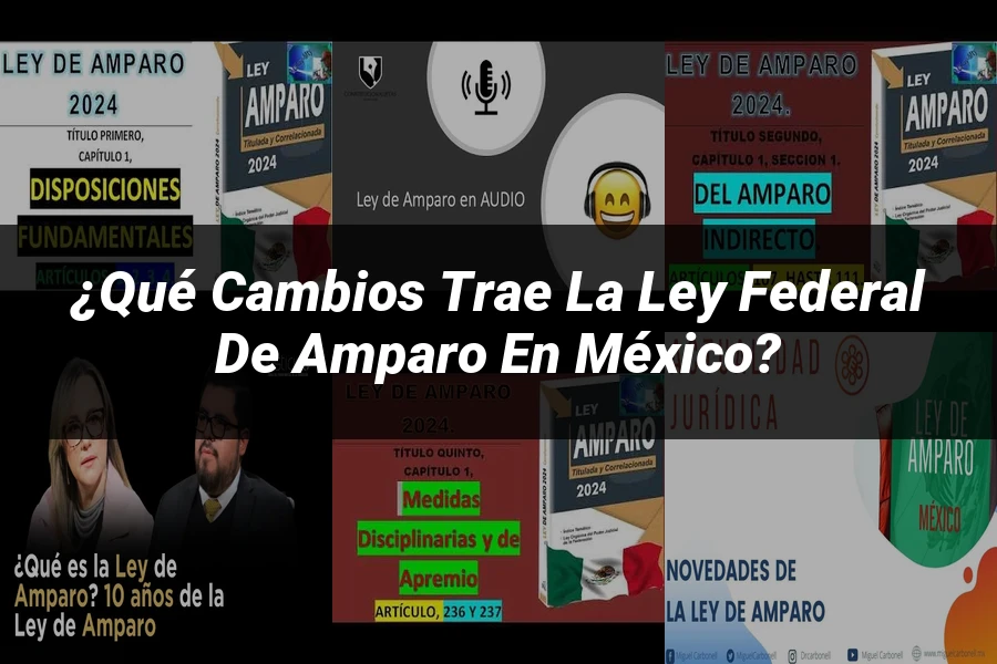 "¿Qué Cambios Trae la Ley Federal de Amparo en México?"