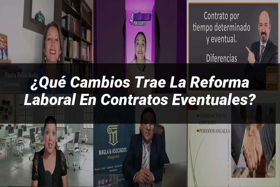 "¿Qué Cambios Trae la Reforma Laboral en Contratos Eventuales?"
