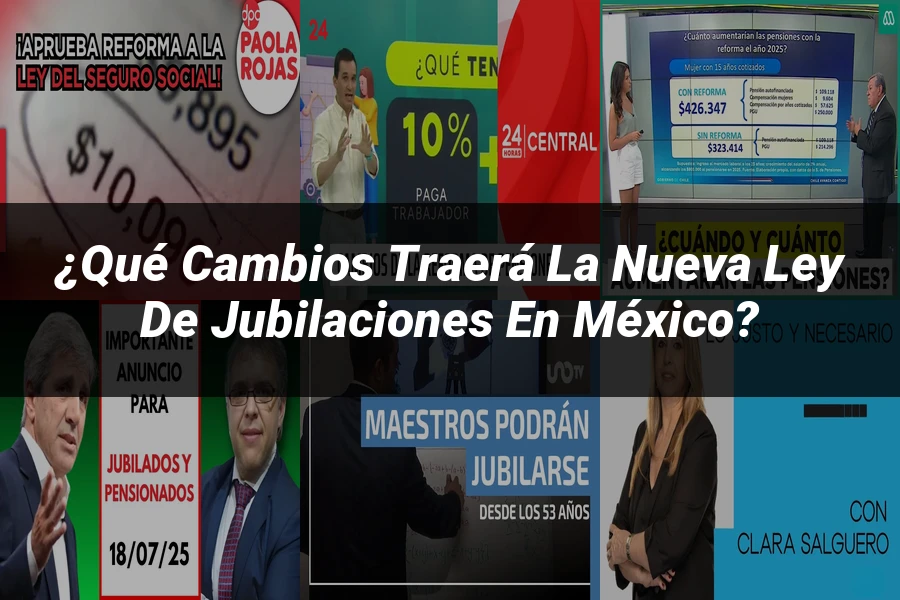 "¿Qué Cambios Traerá la Nueva Ley de Jubilaciones en México?"