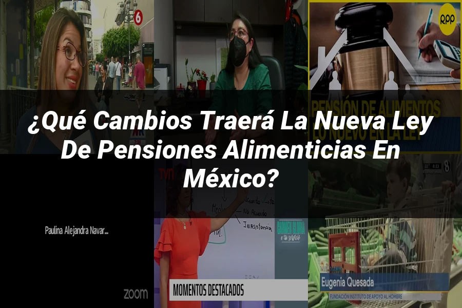 "¿Qué Cambios Traerá la Nueva Ley de Pensiones Alimenticias en México?"
