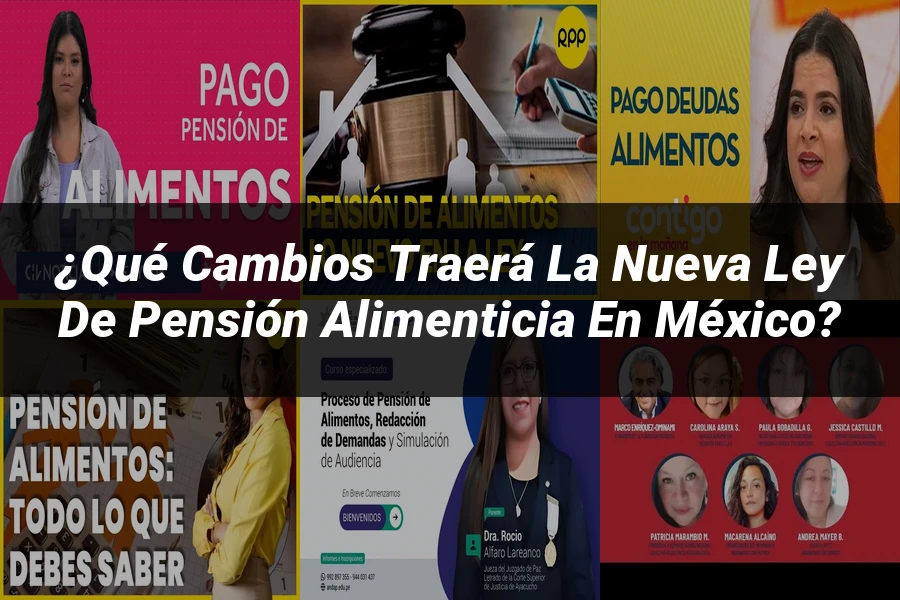 "¿Qué Cambios Traerá la Nueva Ley de Pensión Alimenticia en México?"