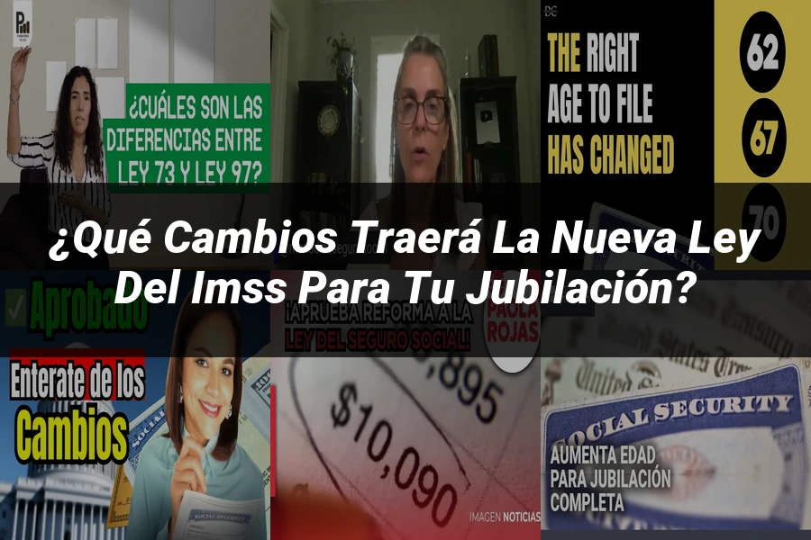 "¿Qué Cambios Traerá la Nueva Ley del IMSS para tu Jubilación?"
