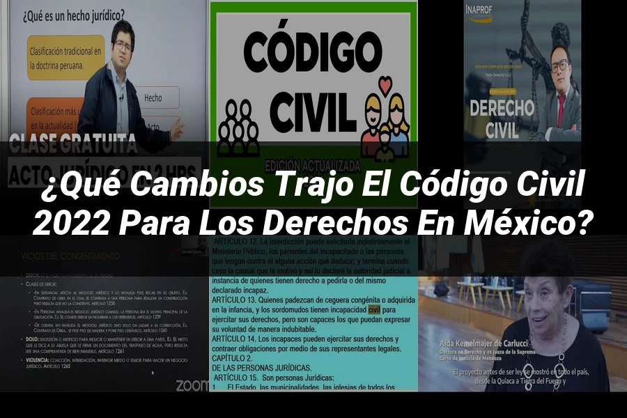 "¿Qué Cambios Trajo el Código Civil 2022 para los Derechos en México?"