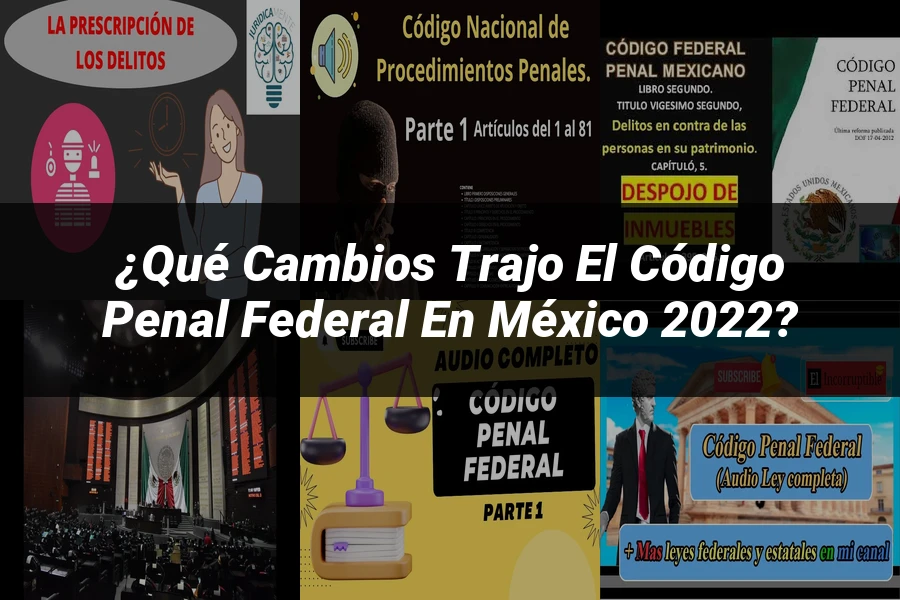 "¿Qué Cambios Trajo el Código Penal Federal en México 2022?"