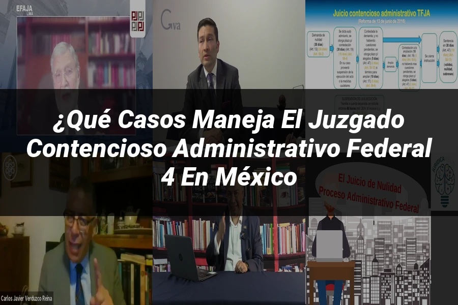 "¿Qué Casos Maneja el Juzgado Contencioso Administrativo Federal 4 en México