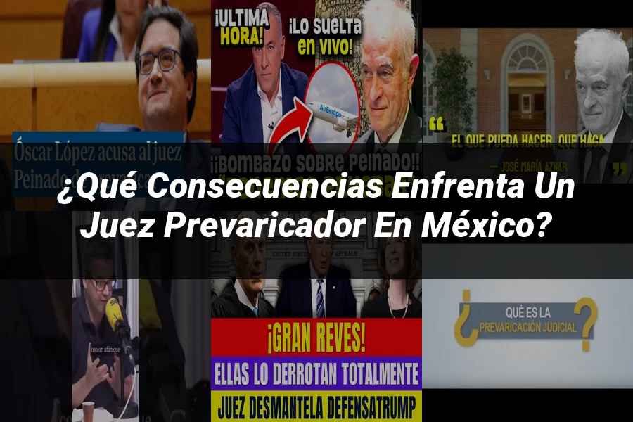 "¿Qué Consecuencias Enfrenta un Juez Prevaricador en México?"