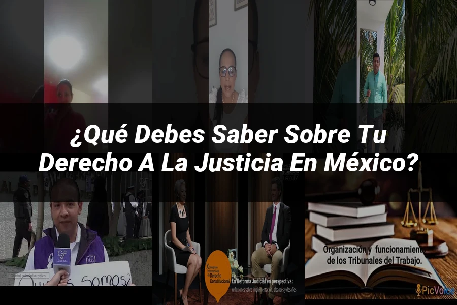 "¿Qué Debes Saber Sobre Tu Derecho a la Justicia en México?"