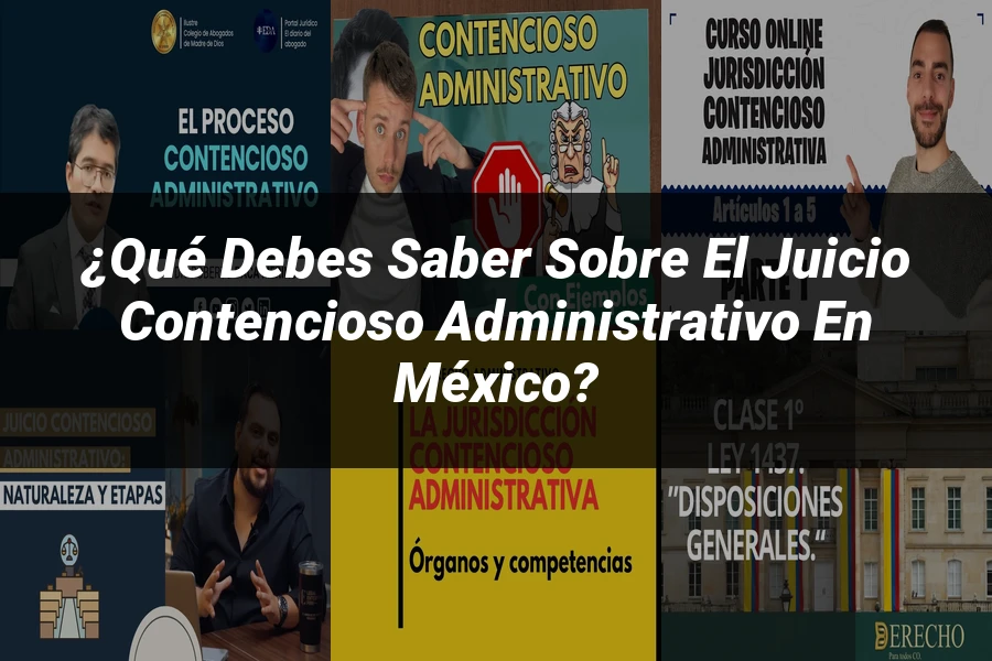 "¿Qué Debes Saber Sobre el Juicio Contencioso Administrativo en México?"