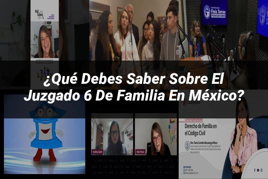 "¿Qué Debes Saber Sobre el Juzgado 6 de Familia en México?"