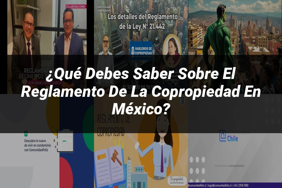 "¿Qué Debes Saber Sobre el Reglamento de la Copropiedad en México?"