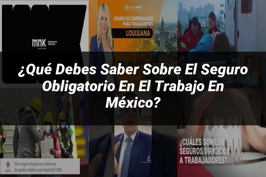 "¿Qué Debes Saber Sobre el Seguro Obligatorio en el Trabajo en México?"