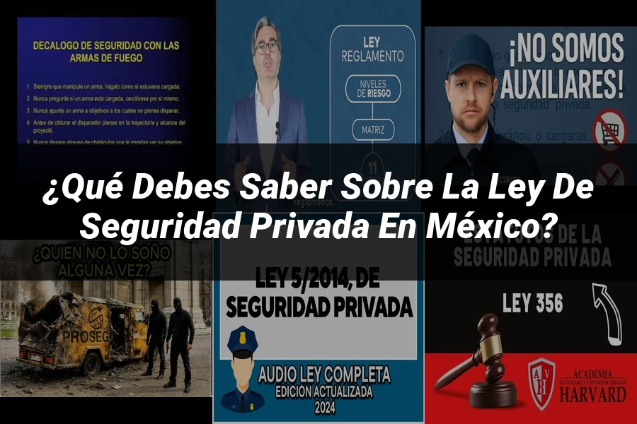 "¿Qué Debes Saber Sobre la Ley de Seguridad Privada en México?"