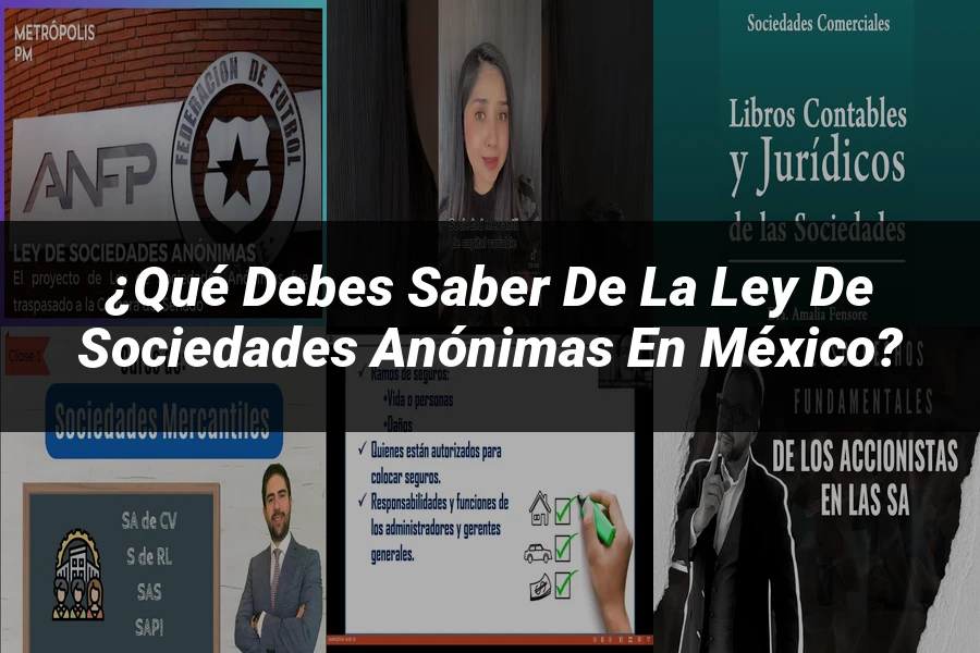 "¿Qué Debes Saber de la Ley de Sociedades Anónimas en México?"